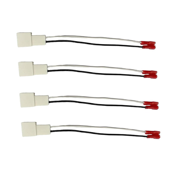 Bstenky 4PCS Car Front and Rear Door Stereo Radio Speaker Wiring Harness Adapter