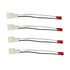 Bstenky 4PCS Car Front and Rear Door Stereo Radio Speaker Wiring Harness Adapter