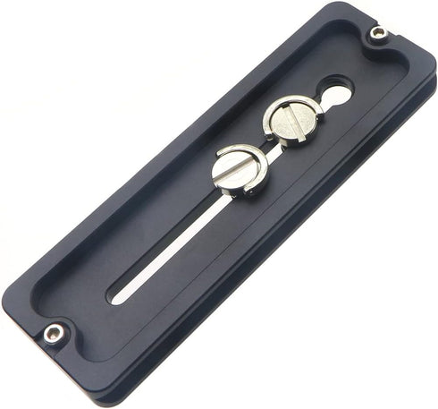 120mm Universal Quick Release QR Plate with 1/4" and 3/8" Mounting Screw for Tripod Mount Ball Head DSLR Camera Arca Swiss Compatible
