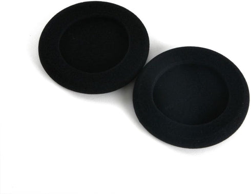 Replacement Earpads for JNTworld Headphones - Black Ear Cushions, 80mm, Fits Most Over-Ear Models, 3 Pairs.