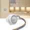 HANNAHONG Mini PIR Motion Sensor Switch,AC110-220V, Smart Human Body Activated Detection,Time Delay Adjustable,