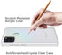 Samsung Galaxy A21s Case Crystal Clear Slim Hard Case Hybrid Shockproof Bumper with Tempered Glass Screen Protector