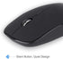 Wireless Keyboard and Mouse Combo - Full Size Type C Keyboard with USB C & USB A Receiver