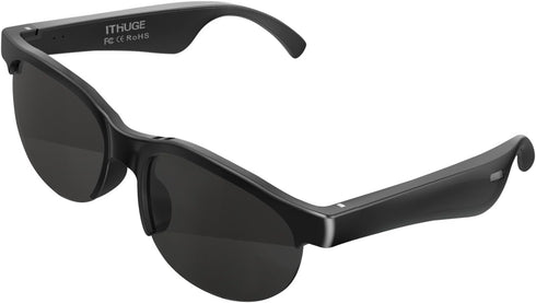 ITHUGE Smart Bluetooth Sunglasses for Men Women, 8Hr Battery Hands-Free Calling & Music,