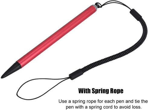 Screen Touch Painting Pen, Resistive Hard Tip Stylus Pen with Spring Rope for POS/PDA/Car Navigator/Resistive Mobile