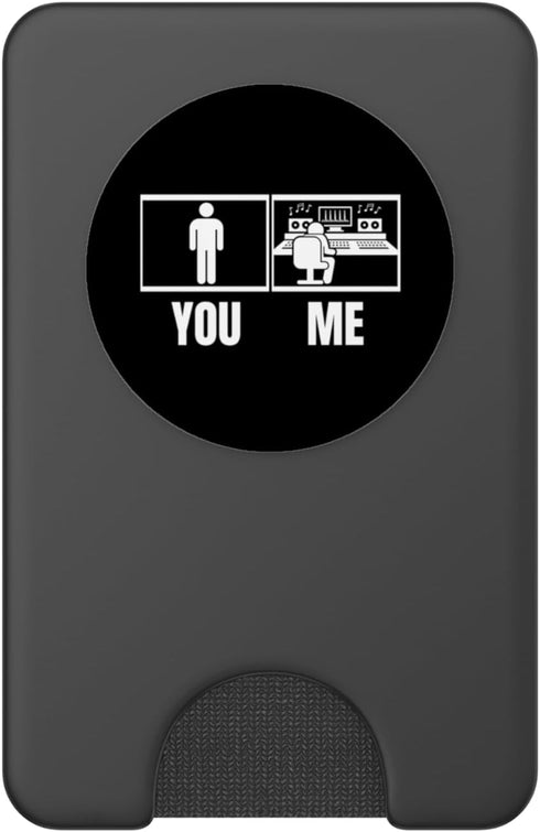 Music Producer Gifts For Men Audio Engineer Proud Funny Men Music Producer PopSockets PopWallet for MagSafe