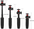 Zhrmzhg 1/4" Screw Mount Mini Tripod Selfie Stick, Portable Tabletop Stand for Phones & Most Cameras, Lightweight