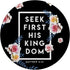 Seek First His Kingdom Verse - Religion Faith Christian Gift PopSockets Swappable PopGrip