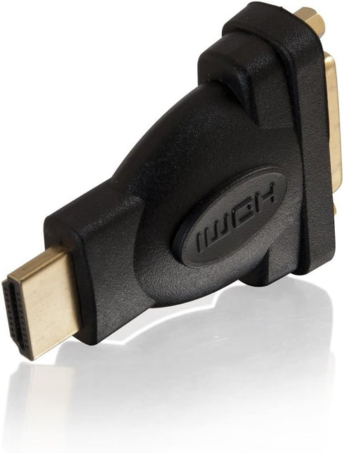 C2G 40745 Velocity DVI-D Female to HDMI Male Adapter, Black Inline