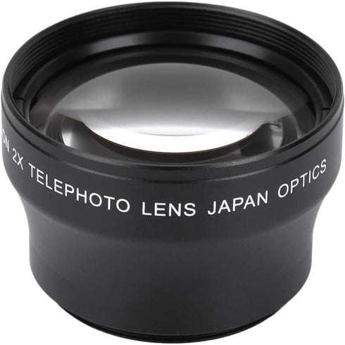 2X High Definition Super Telephoto Lens, 46 MM Telephoto Conversion Lens for Camera with 37mm Lens Thread