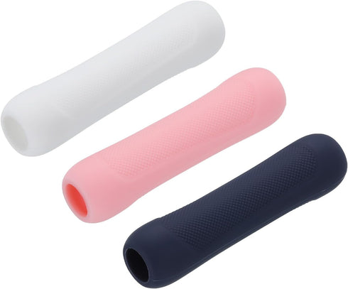MECCANIXITY 3pcs Silicone Case Grip for Stylus Pens, Ergonomic Design Sleeve Holder for 1st and 2nd Generation (White