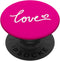 Pretty Cute Hot Pink Solid Heart Love Girly Design PopSockets PopGrip for Phones & Tablets
