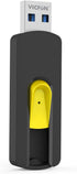 VICFUN 10 Pack 128MB 2.0 128MB, Pack USB Flash Drives USB Flash Drive Slide Retractable USB Memory Stick Multi-Color