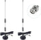 AEDIKO 2pcs Police Scanner Antenna HF VHF UHF 20-1300MHz BNC Male Antenna for