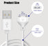 2.6Ft 2Pack (7mm/0.27in) Magnetic USB DC Charger Cable Replacement Charging Cord