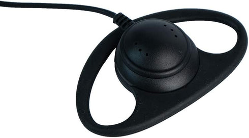 Motorola Xpr 6550 Earpiece, D Shape Surveillance Headset with Ptt Mic for Motorola 2 Way Radio Walkie Talkie