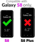 Asuwish Phone Case for Samsung Galaxy S8 Wallet Cover with Tempered Glass Screen Protector and Flower Leather Flip Credit Card Holder Stand Cell Accessories S 8 8S Edge SM-G950U Women Men Dark Green