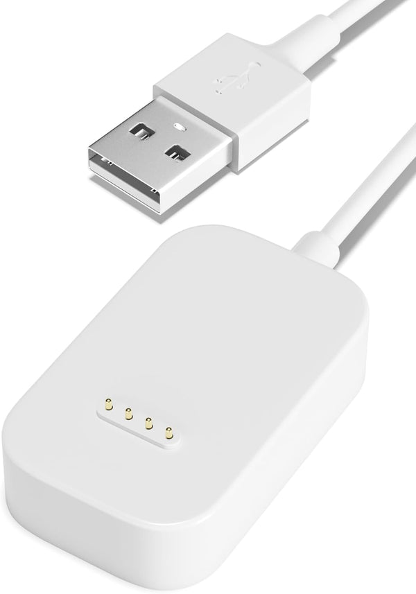 USB Charger for Gabb Watch Replacement - Wireless Magnetic Charging Cable Stand (White, 1 Pack)