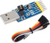 NEXTION CP2102 6 in 1 USB to TTL Serial Adapter Module, USB to TTL 485 232, with 4P Dupont Cable