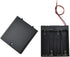 HAHIYO 6V AA Battery Holder Bundle with Wire, Sturdy Cover, Flexible Springs, Built-in Switch, 3 Pieces for Wall