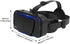 Virtual Reality VR Headset 3D Glasses, VR Headset Support 4.7-7 Inch Version Virtual Reality Glasses Stereo Headphones 3D Glasses, VR Glasses for TV, Movies, Video Games(Black)