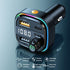 Ti Cow Mp3 New Multi-Functional Vehicle-Mounted Bluetooth Player Car FM Transmitter Hands-Free Calling PD Fast Charger