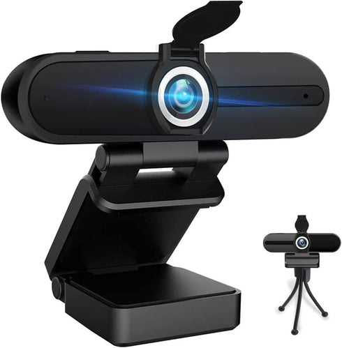 HZQDLN 4K Webcam with Microphone, 8MP Laptop PC Desktop Computer Web Camera, USB