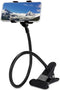 Bedside Phone Holder, Gooseneck Clip Flexible Arm Phone Holder, 360 Adjustable DIY Flexible Mobile Phone Bracket