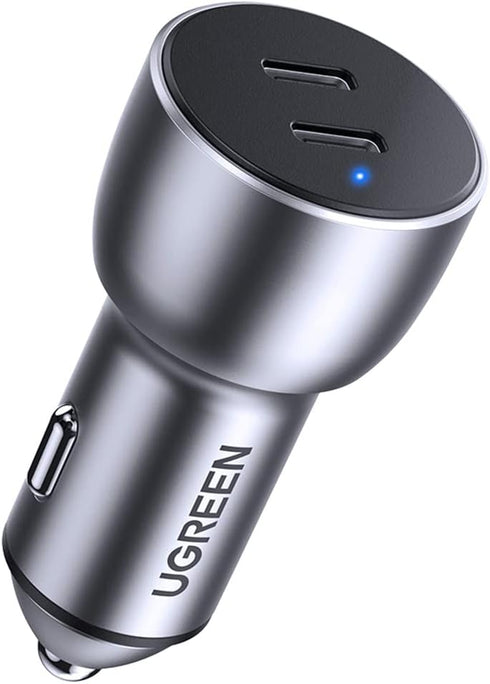 UGREEN USB C Car Charger, 40W Type C Dual PD 20W Fast Charger Adapter Compatible with iPhone 15/14/13/12/11, iPad