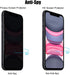 3 Pack Privacy Screen Protector for iPhone XR (6.1") / iPhone 11 (6.1") - Anti Spy Private Tempered Glass