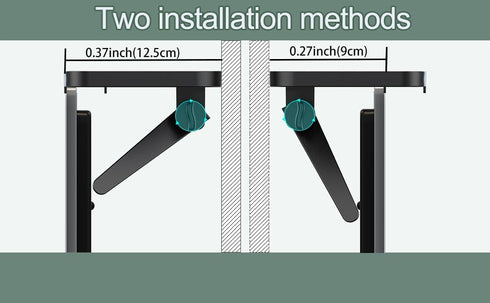 Bodur 3 PCS Top TV Monitor Shelf - Multifunctional Headboard Cable Box Holder , Ideal for Behind Computer, DVD Player
