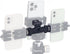 Rigdance 180-degree Triple Phone Holder Tripod Mount Adaptor | Tilt Head | Vlogging Live Streaming Tool for Camera