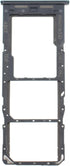 Dual SIM Card Tray for Samsung Galaxy A23 F23 SIM Card Holder for F23 SIM Card Slot Replacement for SM-A235F SM-A235M Black