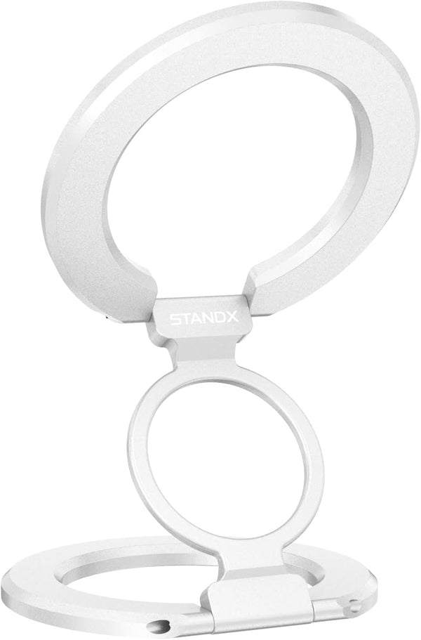 STANDX Phone Ring Holder for MagSafe Case, Strong Magnetic Cell Phone Grip, 360