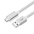 Vortex PD10GB3A-2-2-SILVER Type-C Data Cable 3A Fast Charging USB3.2 Universal Mobile Phone Tablet (2 pcs Pack)