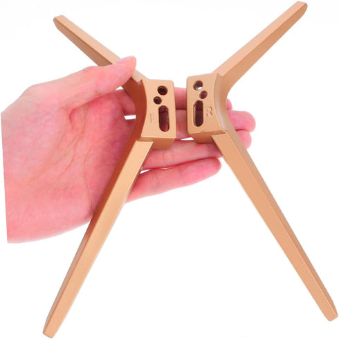 VOSAREA 1pair Tv Stand Legs Adapter for Small Spaces Sturdy Tabletop Mount for Corner Use Easy Installation Stylish