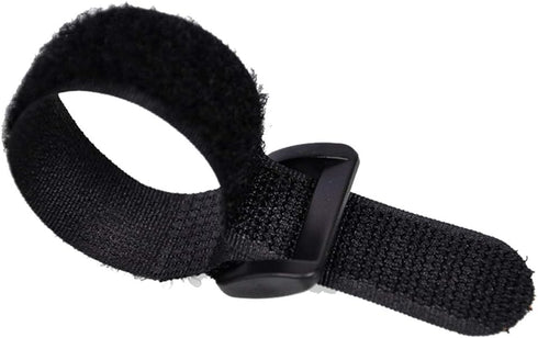 10 Pack Fastening Nylon Strap with Buckle, Reusable Self-Adhesive Hook and Loop Cable Securing Straps