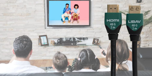 Liberty's Ultra Series Nebula with Ethernet 48G HDMI Cable - 4K, 8K, 10K Resolutions, 1.0 Meter