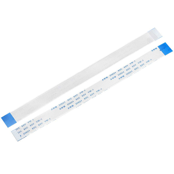 uxcell Flexible Flat Cable, 150mm 1mm Pitch 10 Pins FPC FFC Ribbon Cable for LCD TV DVD Player Laptop, 10Pcs (B Type)