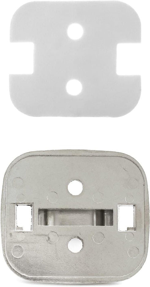 10 Pack QWORK Laptop Cable Lock Anchor, Steel Desk Mount Anchor Accessory, Security Anchor Base Plate for Laptop Cable