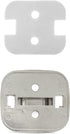 10 Pack QWORK Laptop Cable Lock Anchor, Steel Desk Mount Anchor Accessory, Security Anchor Base Plate for Laptop Cable