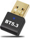 Latest Bluetooth 5.3 Adapter for PC Desktop, 20M Wireless Transmitter Dongle for Windows 11/10/8.1 Computer Laptop