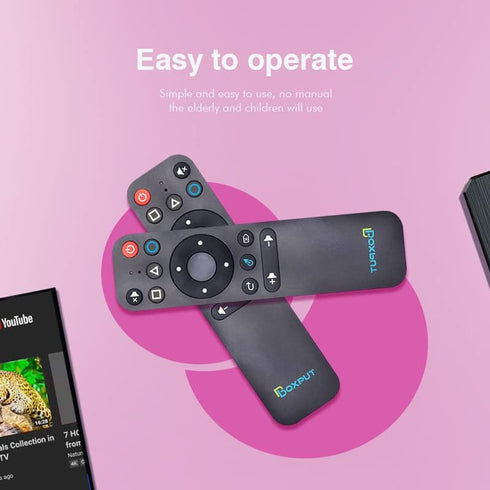 BPR1S Air Mouse Remote Bluetooth Voice Control with 6 Axis Gyro, Full Buttons IR Learning for PC Android TV Box Smart