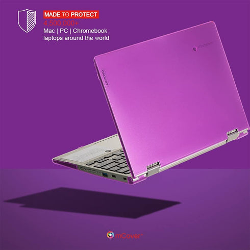 mCover Case for 2021~2022 11.6" Lenovo Flex 3i 11IGL05 Chromebook Laptop ONLY, Black