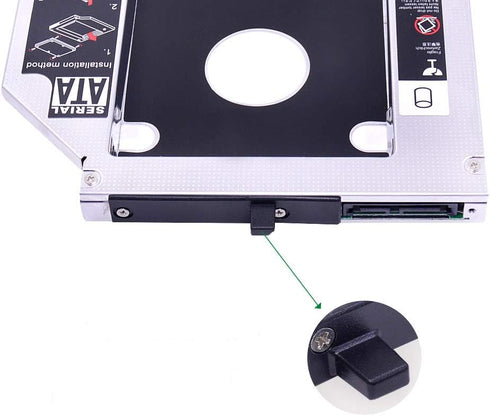 2nd HDD SSD Hard Drive Caddy Tray Replacement for Lenovo Thinkpad T420 T430 T510 T520 T530
