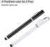 MECCANIXITY 4pcs Ballpoint Pen - 2 in 1 Ink Pen & Fine Point Rubber Stylus for All Touch Screens