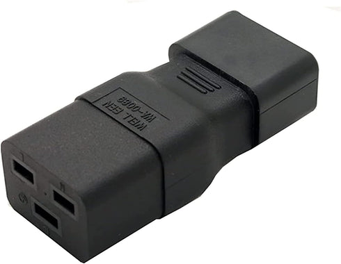 Dracaena 10 Pack PDU UPS Power IEC Male C14 to Female C19 Adapter Connector