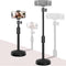 Knatpunff Webcam Stand with Phone Holder, Adjustable Height Desk Camera Mount for Logitech