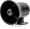 QWORK Electric Siren Horn, DC 12V Security Loud Wired Alarm Siren for Home Alarm System, 110 dB