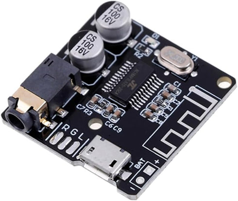 HiLetgo 5pcs Bluetooth 5.0 Mp3 Lossless Decoder Board VHM-314 Audio Bluetooth Receiver Board Wireless Stereo Music Decoding Module Micro USB